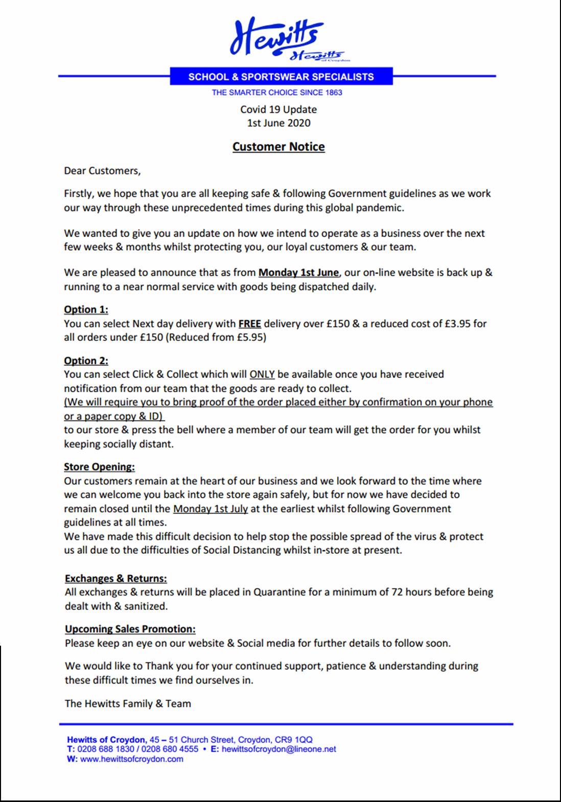 Covid-19 New Update - June 