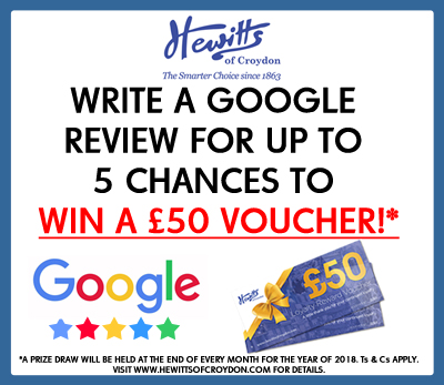 5 CHANCES TO WIN A £50 VOUCHER!