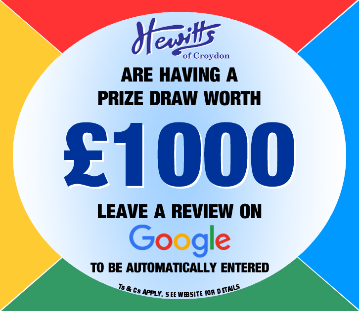 PRIZE DRAW WORTH £1000