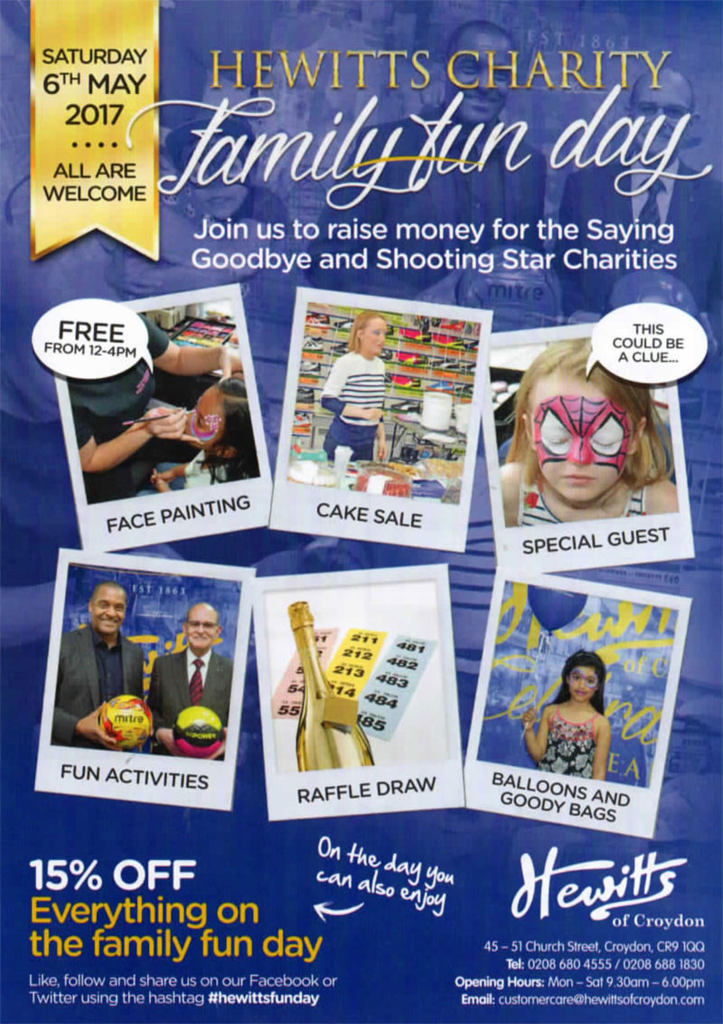 HEWITTS FAMILY FUN DAY 6TH MAY 2017