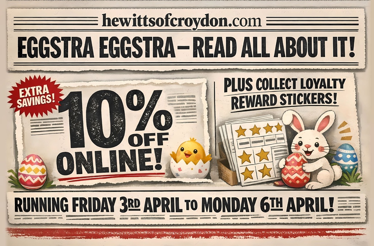 Easter Weekend Treat – 10% Off Online