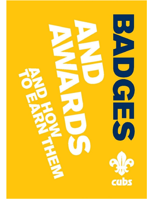 Cub Scouts A6 Badges & Awards Book