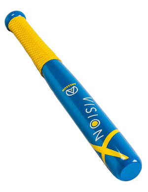 Aresson Vision X Rounders Bat - Blue/Yellow