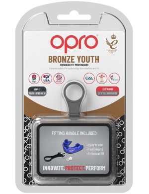 Opro Bronze Training Level Jnr (Up to 10yrs) - Blue