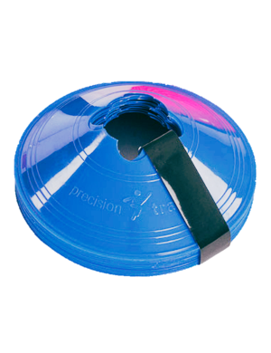 Precision Sleeved Saucer Cones 10pk - Blue