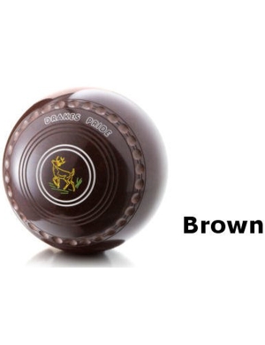 Drakes Pride Gripped Bowls PRO-50 - Brown