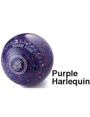 Drakes Pride Gripped Bowls Professional - Purple Harlequin