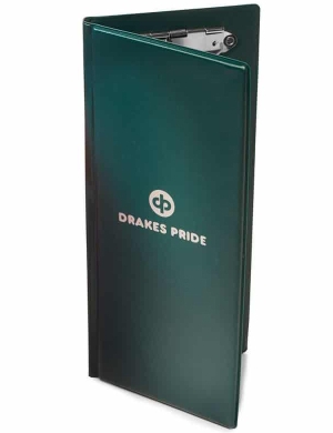 Drakes Pride Rigid Scorecard Holder - Bottle Green