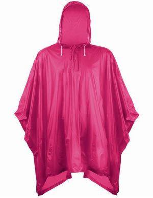 Splashmacs Adult Rain Poncho - Fuchsia