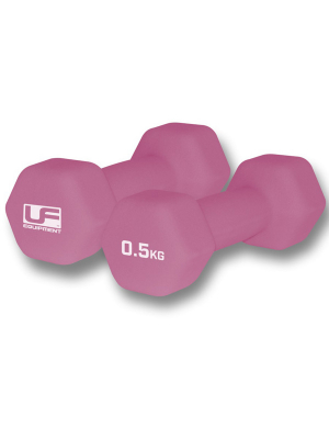Urban Fitness Neoprene Hex Dumbbells - 0.5kg