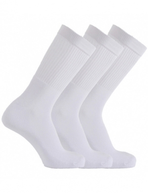 Multi Sport Crew Socks 3pk - White