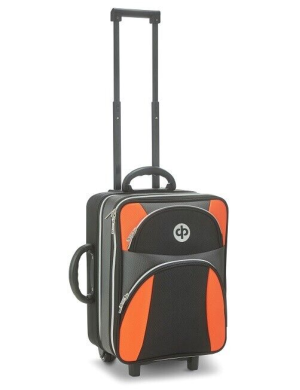 Drakes Pride High Roller Trolley Bowls Bag - Black/Orange