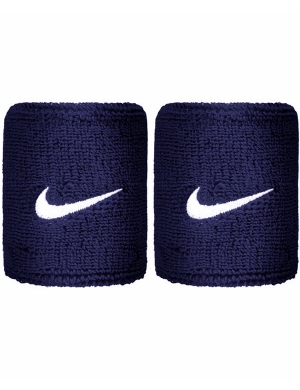 Nike Swoosh Wristbands 2pk - Navy