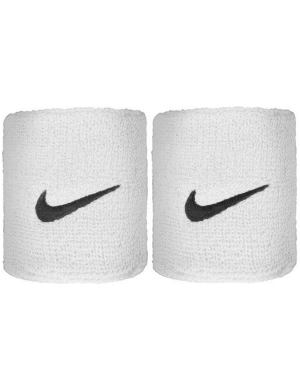 Nike Swoosh Wristbands 2pk - White