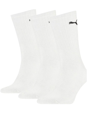 Puma Regular Crew Sport Socks 3pk - White