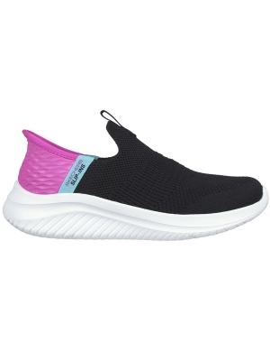 Skechers Kids Slip-Ins: Ultra Flex 3.0 - Fresh Time - Black/Pink
