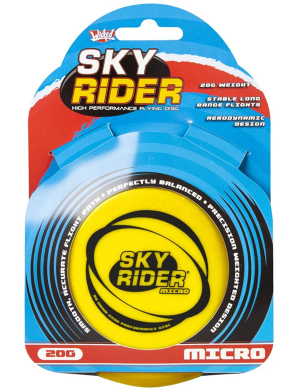 Wicked Sky Rider Micro Flying Disc - Yellow
