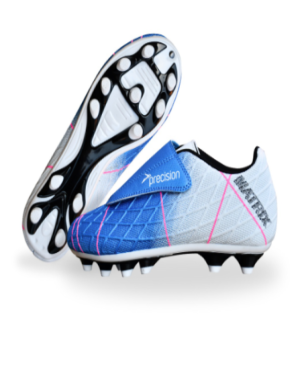 Precision Matrix Junior Football Boots FG-aqua/wht