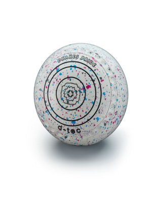 Drakes Pride Gripped Bowls d-tec-White/Pink/Sky Blue/Grey