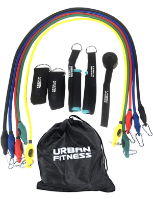 Urban Fitness Resistance Tube Set 11pc
