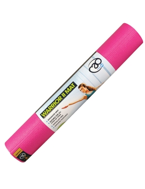Fitness-Mad Warrior II Yoga Mat 4mm - Pink