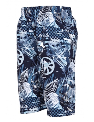 Zoggs Jnr Raiders Swim Short - Navy Multi