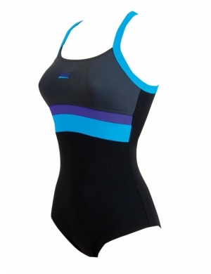 Zoggs Womens St Kilda Scoop Crossback Swimming Costume