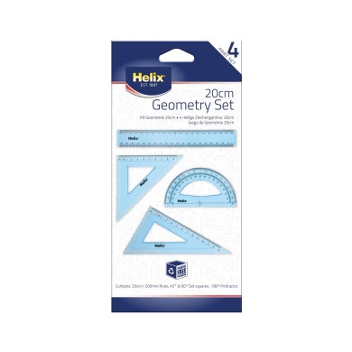 Helix 20cm Geometry Set 4pk