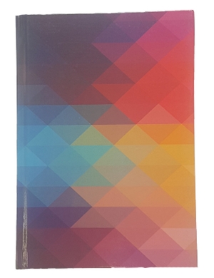 A5 Hardback Lined Notebook - Triangles