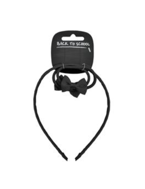 Bow Alice Band - Black