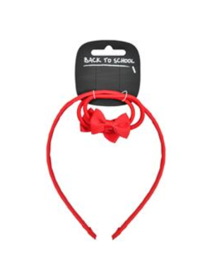 Bow Alice Band - Red