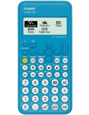 Casio FX-83GT CW Scientific Calculator - Bright Blue
