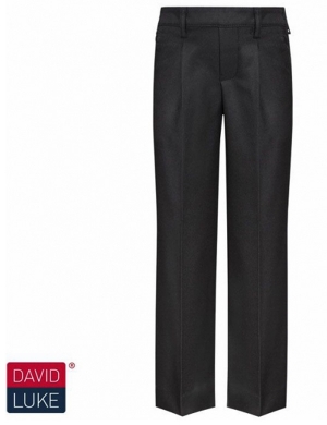 David Luke DL944 Junior Boys Trouser - Black (Age 1 - 13)