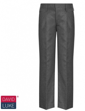 David Luke DL944 Junior Boys Trouser - Grey (Age 1 - 13)