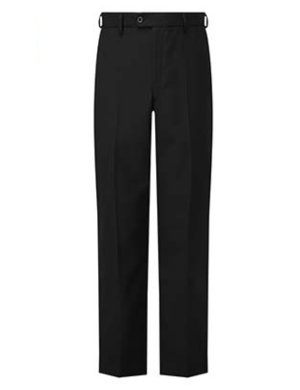 David Luke DL958S Senior Boys Trouser - Black (Sturdy Fit)