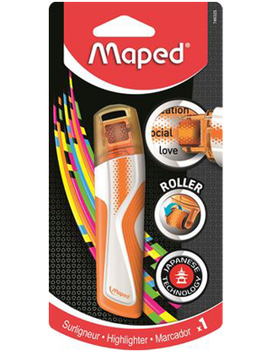 Maped Roller Highlighter - Orange