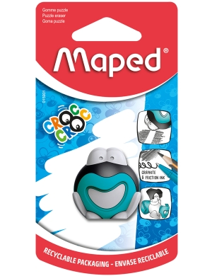 Maped Croc Croc Puzzle Frog Eraser 