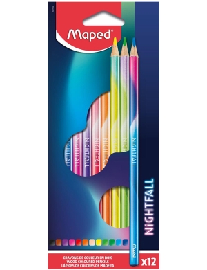 Maped Nightfall Colouring Pencils 12pk