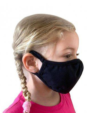 Next Level Kids Eco Face Mask - Black