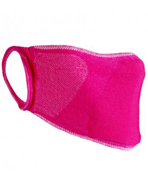 Result Anti-Bacterial Face Cover 1pk - Neon Pink