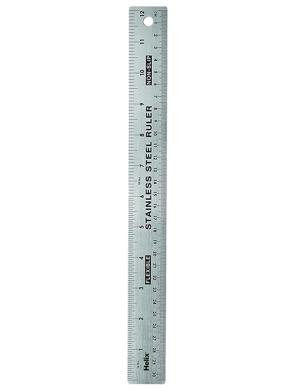 Helix Steel Ruler 30cm