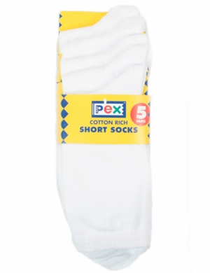 Ankle Socks 5 pack - White