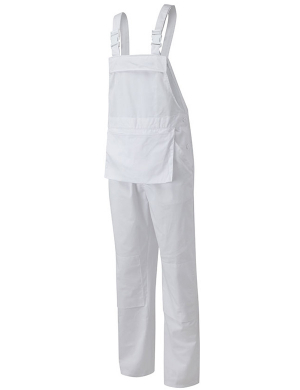 Fort Workwear Bib N Brace 544 - White