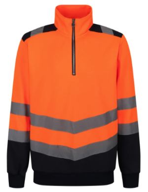 HV 1/4 ZIP RG460 ORG/NVY