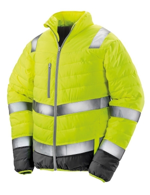 Result Safe-Guard Soft Safety Jacket RS325M  - Fluo Yellow